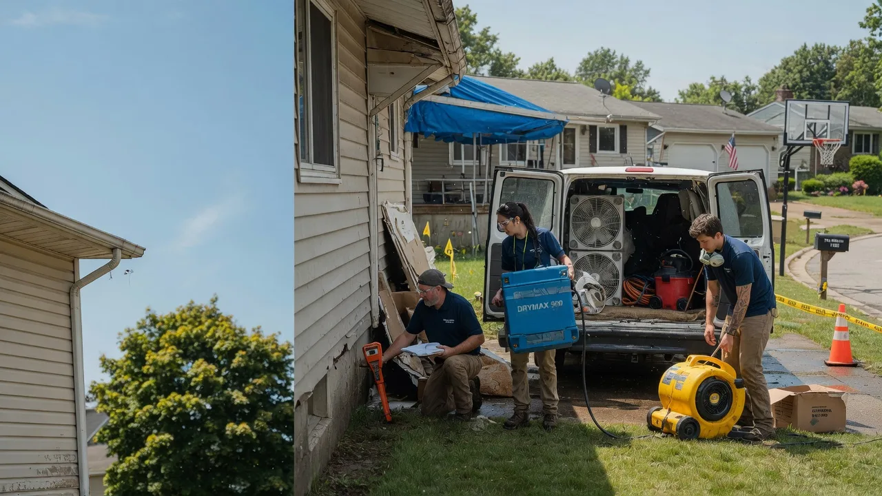 Ceiling Leak Cleanup in Edwardsport, IN near me