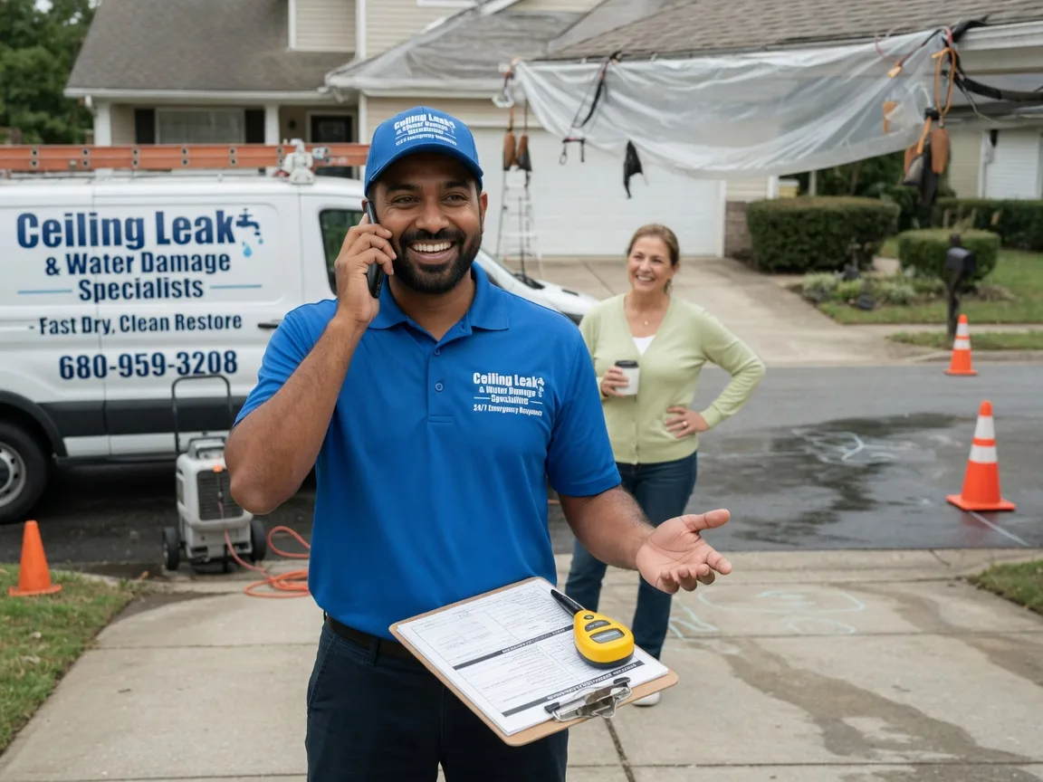 Ceiling Leak Cleanup Edwardsport, IN FAQs